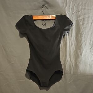 Black Short Sleeve Bodysuit